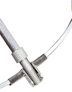 Filet de pêche en maille, revêtement en acier inoxydable, Double anneau de protection pour empêcher le matériel de poisson suspendu - Product Image 6