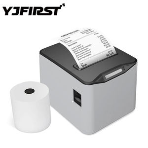 Printer tanda terima termal POS 3 inci 80mm nirkabel untuk restoran USB Bluetooth LAN antarmuka dengan Auto Cutter - Product Image 1