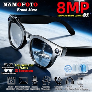 แว่นตาอัจฉริยะ MT3 รุ่นใหม่ อัปเกรด AI กล้อง 8MP ถ่ายวิดีโอ 1080P แปลภาษาแบบเรียลไทม์ รองรับการโทรผ่านบลูทูธ เล่นเพลง สำหรับผู้ชายและผู้หญิง - Product Image 2