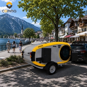 Caravana Compacta y Ligera Tipo Lágrima para Campamentos de Fin de Semana, Parques de Vacaciones y Aventuras al Aire Libre - Product Image 1