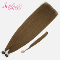 Extensions de cheveux humains de haute qualité, pointe K, cheveux vierges bruts 100% Remy, donneur unique russe, pointe plate russe, pointe K