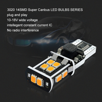 G-view 12V Nuevas Bombillas LED de Aluminio T10 T15 3020 de 5W Extremadamente Brillantes, Sin Errores Canbus, 5000-8000K para Luces de Reversa