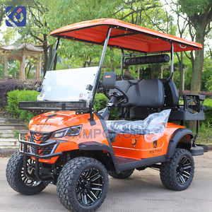 Kamp 72v lüks Golf arabası lityum 4 kişilik kulüp araba kapalı yol 4 tekerlek Golf arabası - Product Image 4