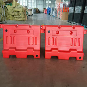 交通バリケード交通安全バリアフィリピンオレンジプラスチック道路障壁水充填 - Product Image 1