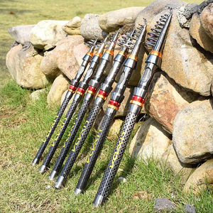 Canne à pêche télescopique 1,8-3,6 m en fibre de carbone ultra-rigide pour la pêche en mer, la pêche en eau salée et la pêche en roche. - Product Image 1