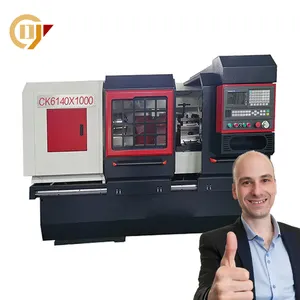 Automatic High Precision Rigidity Positioning Accuracy Heavy Cutting Ck6140 CNC Lathe Machine with Servo System