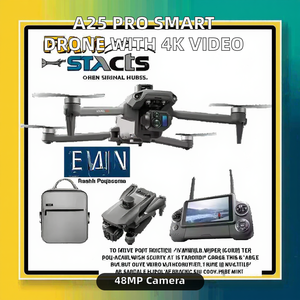 A25 Pro 5.5 Inch Smart RC <strong>Drone</strong> 4K Video Long Flight 3 Axis Gimbal Versus F22 S3 XR P7max GPS Touch Screen Control Plastic DRON - Product Image 3
