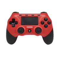 Manette de jeu pour PS4, manette sans fil BT, six axes, double vibration pour PS4/PC, manette de jeu sans fil