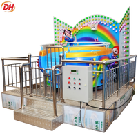 Manège Tagada Disco : Attraction de fête foraine à système hydraulique pour zone de divertissement de centre commercial