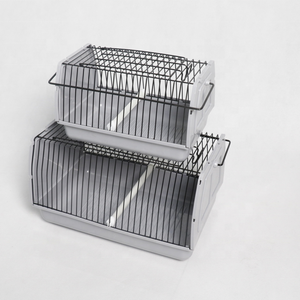 Fabbrica all'ingrosso gabbia per cani in metallo traspirante quadrato portatile facile da montare di più dimensioni su misura di colore facile da pulire - Product Image 4