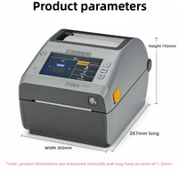 Impresora de Transferencia Térmica de Escritorio Zebra ZD621 RFID con Interfaz USB, Impresora de Etiquetas de Código de Barras de 39.0 Pulgadas, 203dpi, 1 Año de Garantía, en Existencia