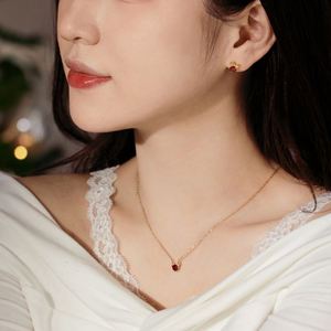 Collares Dylam con Colgante de Reno Navideño, Elegantes y Delicados, Chapados en Oro de 18K sobre Plata S925, con Cadena de Eslabones y Circonitas 5A - Product Image 2