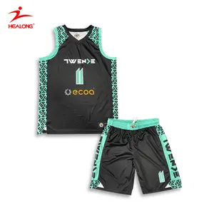 Conjunto personalizado de series de equipos Ropa deportiva Diseño de sublimación Impresión de logotipo Uniforme de baloncesto juvenil - Product Image 1