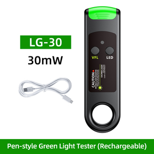 Fiber Test Pen <b>Rechargeable</b> 10km Visual Fault Locator Red <b>Light</b> Source with 2.5mm Universal Port for FTTH Maintenance - Product Image 6