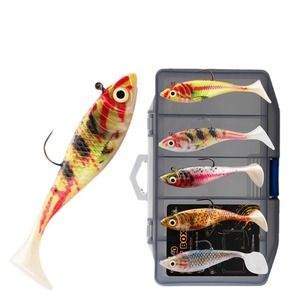 Esca in PVC con fondo Anti-appesa bionica stampata in 3D con coda a coda morbida di pesce carpa pesca selvatica Luya finto pesce persico mandarino Anti-appesa - Product Image 1