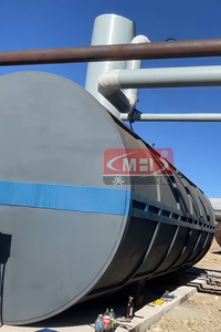 Kleinschalige Mobiele Afvalolieraffinaderij Dieselolie Dieseldestillatiemachine Fabriek, Recycling Van Afvalolie 85-92% - Product Image 2