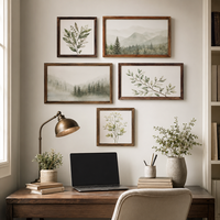 Cadre photo en bois style Art Déco Xinhangchen Overseas Company, texture naturelle en bois massif, pour table ou mur, décoration de mariage
