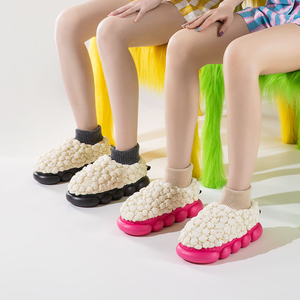2024 New Arrival <strong>Women</strong> Snow <strong>Boots</strong> Outdoor Snow <strong>Slippers</strong> EVA <strong>Sole</strong> Flexible Open Winter Warm Fashion Snow <strong>Boots</strong> for Girls - Product Image 3