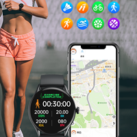 Reloj Inteligente con Llamadas Bluetooth, Resistente al Agua IP68, con Monitor de Presión Arterial, Temperatura, Frecuencia Cardíaca, Rastreador de Actividad Física para Hombres y Mujeres