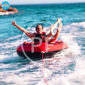 Promotion : Jouets aquatiques gonflables flottants pour 4 à 10 personnes, tube de ski nautique, bateau gonflable, donut aquatique - Product Image 6