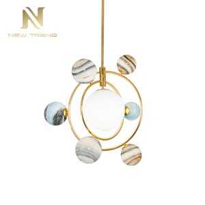 Prezzo basso pianeta <span class=keywords><strong>lampadario</strong></span> decorato soggiorno stanza del bambino di vetro luce moderna del pendente - Product Image 6