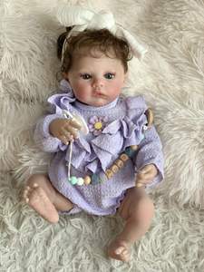 Muñeca Reborn de Silicona Realista de Cuerpo Completo, Económica, con Ropa, Tamaño Personalizado para Niña - Product Image 5