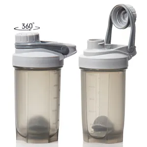 500ML/750ML Leak Proof Sport Fitness Gym Protein Shaker Bottle 304  Stainless Steel Shaking Cup Vacuum Mixer Outdoor Drink Kettle