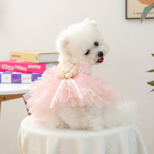 PETCIRCLE Pet Circle Spring and Autumn Pet Clothing Small Dog Puppy <b>Cat</b> <b>Clothes</b> Fairy Tulle Skirt - Product Image 3