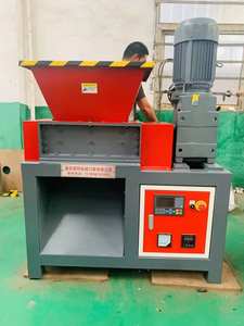 <span class=keywords><strong>Portable</strong></span> Mini Mobile Tire Shredder Machine Double Arbre PVC PET PP PE ABS Broyeur En Plastique pour Les Industries De La Construction Nouveau Utilisé - Product Image 5