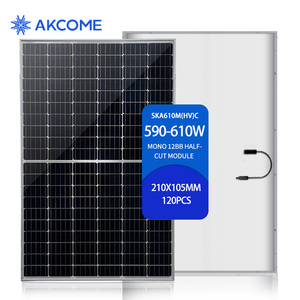 Pannello Solare Monocristallino HJT 600W 210x105mm, Efficienza 21.2%, Kit Energia Solare per Casa - Product Image 3