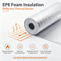 Isolation de tuyaux en mousse EPE, résistante à la chaleur, durable, légère, pour la plomberie industrielle et les systèmes d'eau