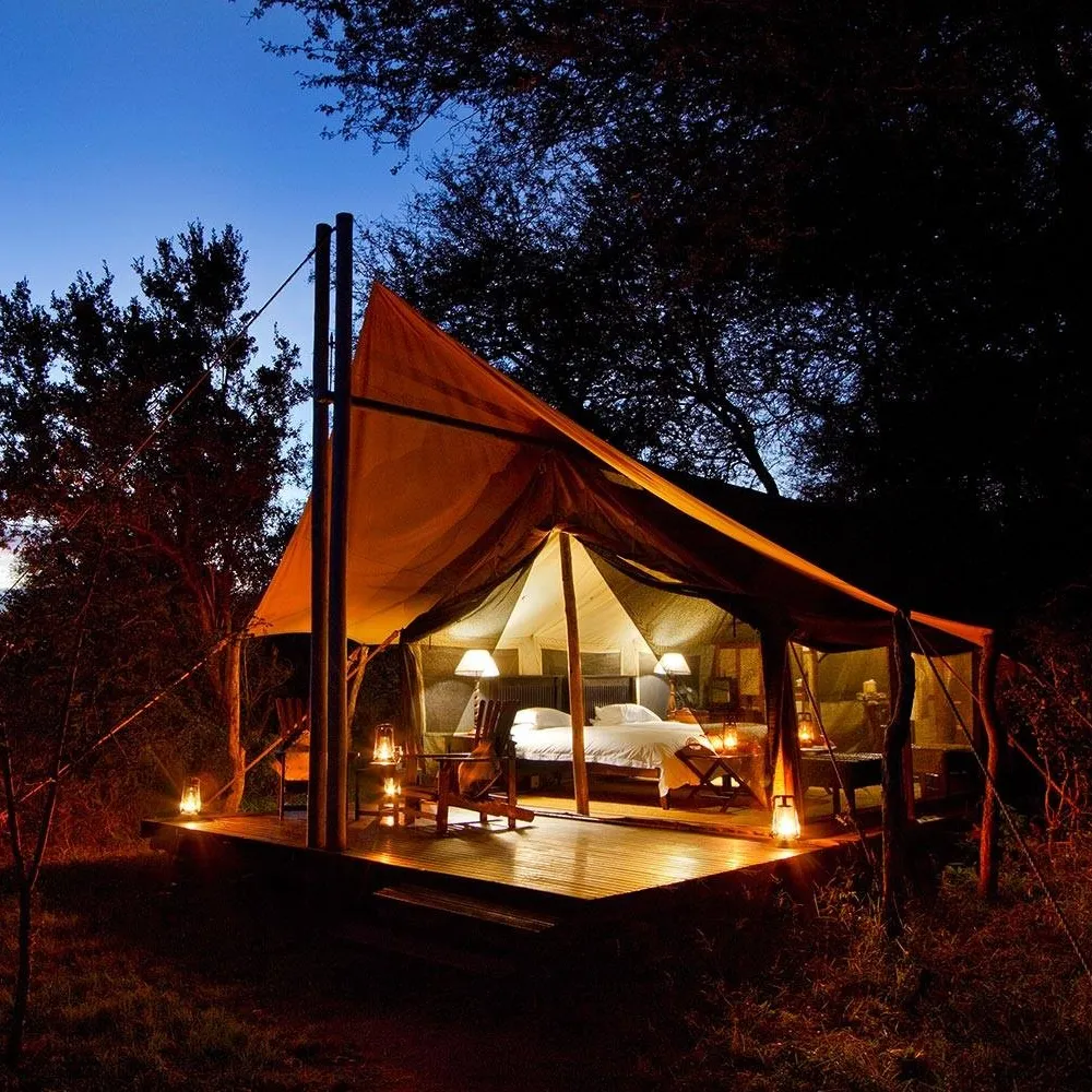 Роскошные наружные африканские водонепроницаемые палатки glamping hotel safari для продажи