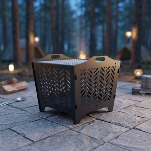 Barbecue à <span class=keywords><strong>bois</strong></span> multifonctionnel personnalisé pour l'extérieur, le camping et la terrasse, avec pioche à feu - Product Image 1