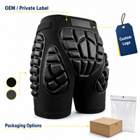 Shorts de protection rembourrés en EVA pour le ski, en stock, 92% polyester 8% élasthanne, protection des hanches pour snowboard, anti-impact et absorbant les chocs