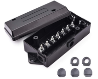 Boîtier de raccordement pour prise d'alimentation automobile pour applications de remorquage de camping-cars