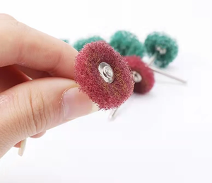 หัวขัดขัดลวดใยขัดแปรงไนลอนชนิด T-Type หัวขัดสำหรับเจาะเครื่องมือแบบหมุน - Product Image 6