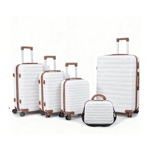 5-delige Abs Lichtgewicht Duurzame Bagageset Sterke Harde Shell Reiskoffer <span class=keywords><strong>Trolley</strong></span> Met Spinner Wielen Vrouwen Heren Bagagesets - Product Image 2