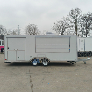 Remorque de restauration mobile 2026 en promotion avec véranda et foyer barbecue, personnalisable pour la restauration événementielle - Product Image 6