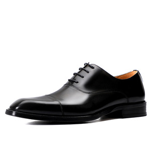 Zapatos de Vestir Casuales de Negocios para Hombre de Tres Piezas con Cordones de Cuero Vacuno de Primera Calidad, Zapatos Formales de Cuero Genuino - Product Image 5