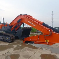 Excavatrice d'occasion Hitachi Zx350 du Japon à vendre, excavatrice sur chenilles hydraulique Hitachi Zx350, excavatrices Hitachi d'occasion