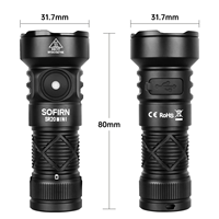 Lampe de poche d'auto-défense 2025 nouveau Style Mini lampe de poche tactique LED 1200lm lampe de poche personnalisée torche lumineuse 18350 batterie