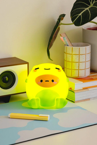 Personnalisable 3D Dessin Animé Animal Figurine Style Militaire PVC Vinyle Jouet Designer Grenouille Lampe Modèle Collection Modèle Jouet Lampe en Un - Product Image 3