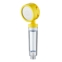 Douche de voyage portable à haute pression avec filtre à cartouche PP à 3 réglages de pulvérisation transparente pour PC, très vendue en Corée, pour salle de bain
