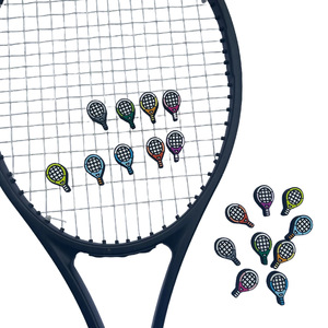 Amortiguadores de Vibraciones Divertidos para Raquetas de <span class=keywords><strong>Tenis</strong></span> de Silicona y PVC de Diseño Personalizado para Jugadores de Todas las Edades - Product Image 4