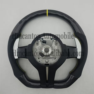 Derniers produits : Volant de voiture en fibre de carbone et cuir pour BMW Série 3, Série 5, F10, F20, F30, F90, F01, F02 - Product Image 3