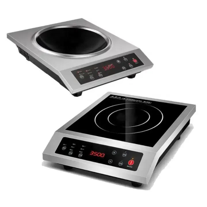 Nueva gran oferta restaurante comercial 220V estufa de Cocina de Inducción 3500W Cocina de Inducción de plástico con temporizador de bloqueo