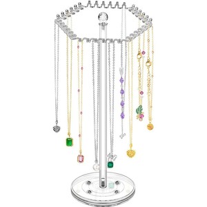 Hot Bán Trong Suốt Acrylic Vòng Cổ Tổ Chức Vòng Đeo Tay Vòng Trang Sức Hiển Thị Đứng Rõ Ràng Bông Tai Hiển Thị Giá - Product Image 5