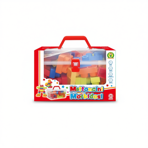 Briques de construction souples 17x16x26 cm pour enfants de 3 ans et plus, ensemble de jouets éducatifs avec étui de transport - Product Image 2