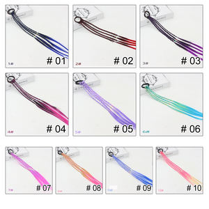 All'ingrosso per bambini parrucca Color arcobaleno trecce testa di corda per capelli per bambini accessori per capelli intrecciati parrucche - Product Image 5