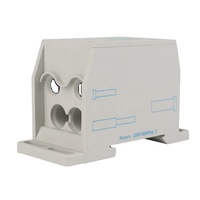 Bloc de distribution de puissance XiangKai XK2-95/25x4 avec connexion à vis en cuivre 25x4, 1x95mm² 4x25mm² 11-20 AWG 232A pour câblage de panneau
